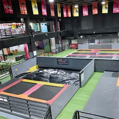 Analyse du processus de construction d'un parc de trampolines